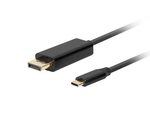 EAN 5901969436792 - Lanberg CA-CMDP-10CU-0005-BK adaptador de cable de vídeo 0,5 m USB Tipo C DisplayPort Negro imagen 1