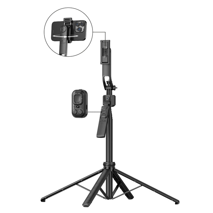 EAN 3303170127902 - T'nB INTRIPODCAM tripode Smartphone 3 pata(s) Negro imagen 4