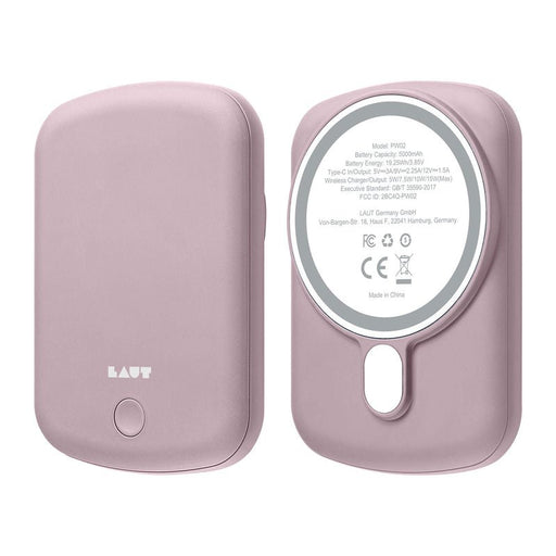 EAN 4895206937016 - LAUT L_PCH_P batería externa 5000 mAh Cargador inalámbrico Rosa imagen 1