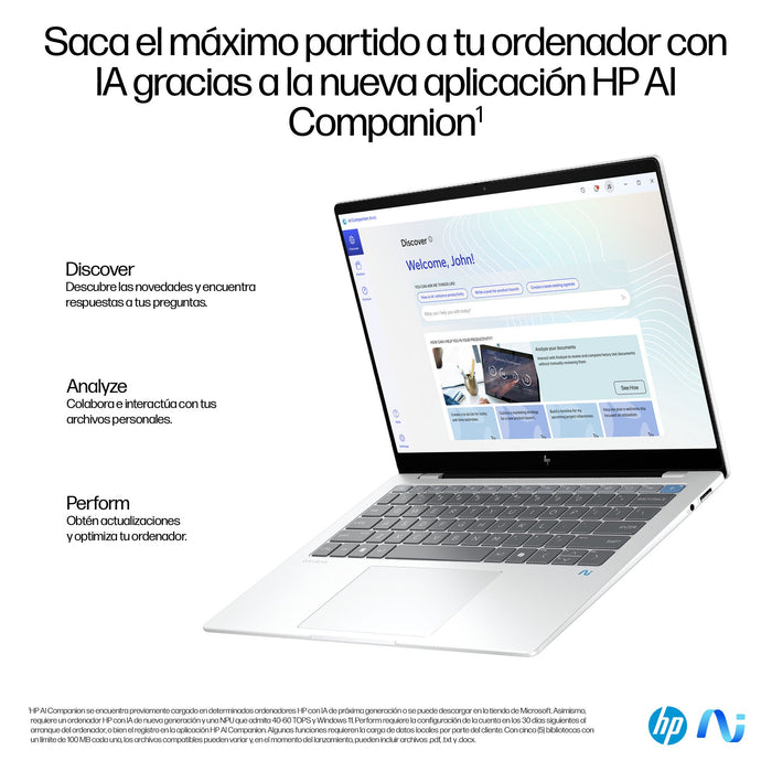 EAN 198701537205 - HP OmniBook X 14-fe1000ns Copilot+ PC Snapdragon X1P-42-100 Portátil 35,6 cm (14") 2.2K 16 GB LPDDR5x-SDRA imagen 5