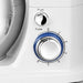 EAN 7333282005795 - Emerio KM-123117 robot de cocina 1000 W 5 L Acero inoxidable, Blanco imagen 3