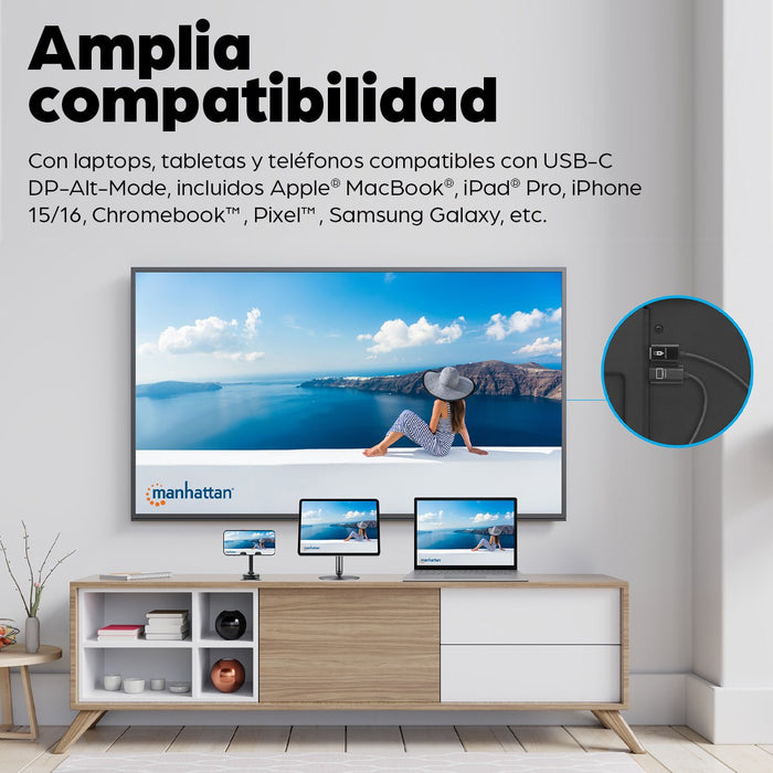 EAN 0766623208420 - Manhattan 208420 extensor audio/video Transmisor y receptor de señales AV imagen 12