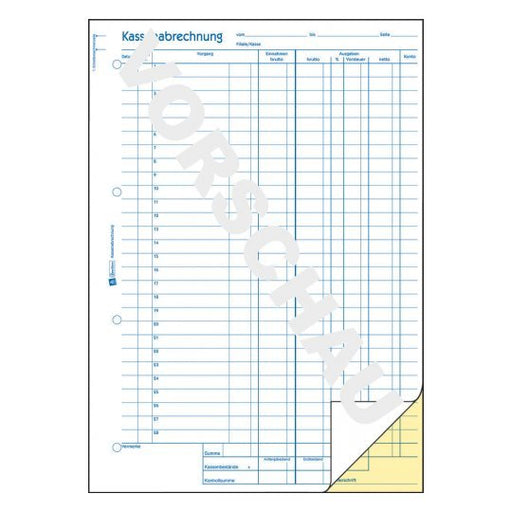 EAN 4004182004289 - Avery 428 registro comercial (libro) Azul, Blanco, Amarillo imagen 2
