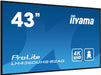 EAN 4948570124442 - iiyama LH4360UHS-B2AG pantalla de señalización Pizarra de caballete digital 108 cm (42.5") LED Wifi 500 c imagen 4