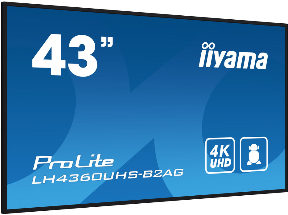 EAN 4948570124442 - iiyama LH4360UHS-B2AG pantalla de señalización Pizarra de caballete digital 108 cm (42.5") LED Wifi 500 c imagen 4