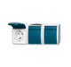 EAN 4011395993293 - Busch-Jaeger 2300/3 EW-53 toma de corriente CEE 7/3 Azul, Blanco imagen 1