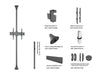 EAN 7350073733620 - Multibrackets 3620 soporte para pantalla de señalización 165,1 cm (65") Negro imagen 8