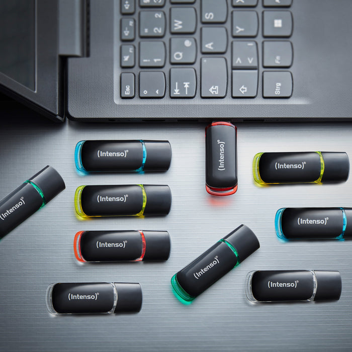 EAN 4034303038183 - Intenso 3511551 unidad flash USB 4 GB USB tipo A 2.0 Negro, Rojo, Verde, Transparente, Amarillo, Azul imagen 4
