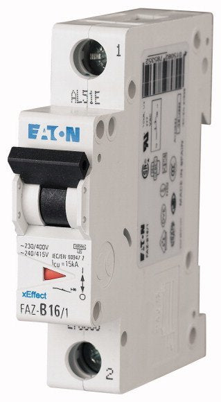 EAN 4015082785352 - Eaton FAZ-B16/1 corta circuito Disyuntor en miniatura Tipo B imagen 1