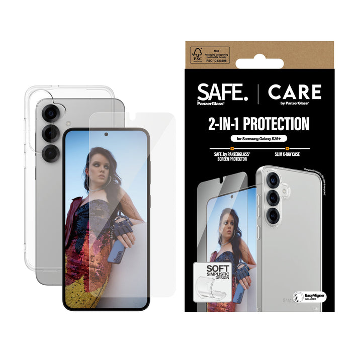 EAN 5715685016073 - PanzerGlass CARE™ by ® 2-in-1 Bundle Samsung Galaxy S25+ Protector de pantalla 1 pieza(s) imagen 2