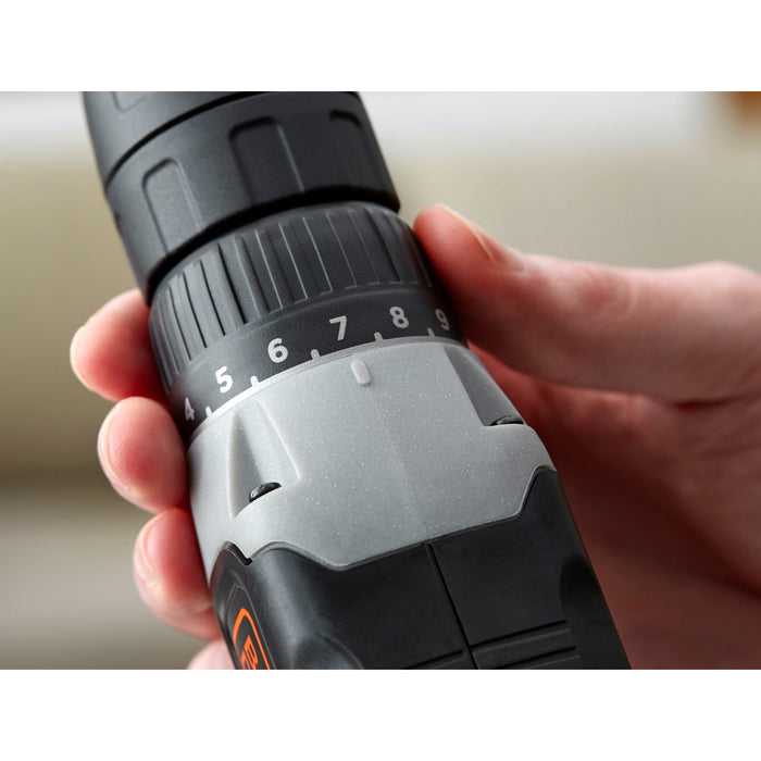 EAN 5035048695104 - Black & Decker BCD001C1-QW taladro Sin llave Negro, Rojo imagen 9