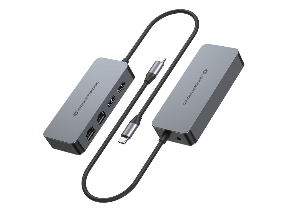EAN 4015867243701 - Conceptronic ABBY24G base para portátil y replicador de puertos Alámbrico USB 3.2 Gen 1 (3.1 Gen 1) Type- imagen 3