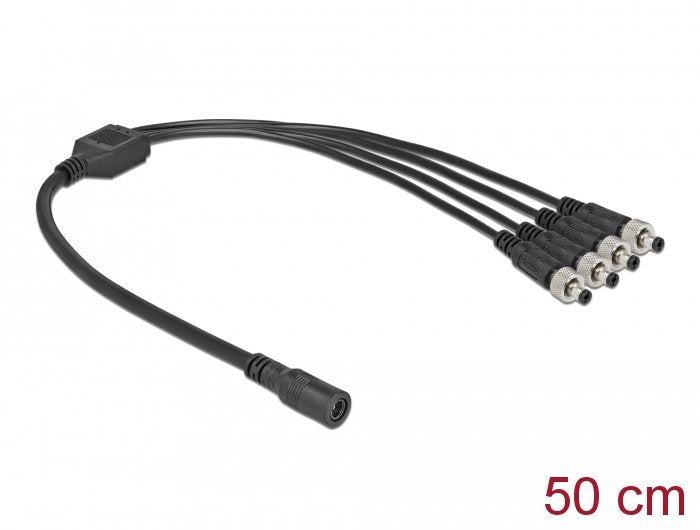 EAN 4043619865888 - DeLOCK 86588 cable divisor y combinador Divisor de señal para cable coaxial Negro imagen 1