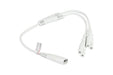 EAN 4066857003256 - Kabelmeister SK0877-W003 cable de transmisión Blanco 0,3 m C8 acoplador 2 x C7 coupler imagen 1