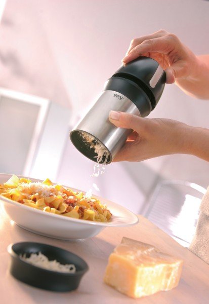 EAN 4006664346801 - GEFU 34680 cortador de verduras en espiral o rallador manual Negro, Acero inoxidable imagen 2