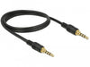 EAN 4043619855957 - DeLOCK 85595 cable de audio 1 m 3,5mm Negro imagen 2