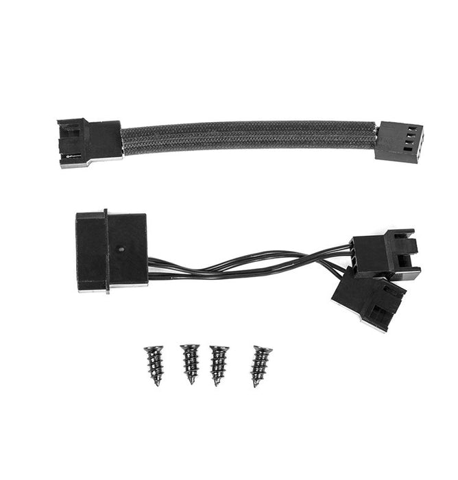 EAN 8436532164583 - NOX Hummer H-Fan LED Carcasa del ordenador Ventilador 12 cm Negro, Verde, Blanco imagen 6