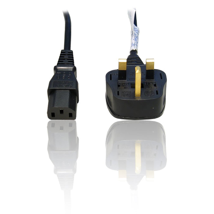 EAN 5055146645030 - Origin Storage PWR0002A cable de transmisión Negro 1,5 m Enchufe tipo G C13 acoplador imagen 1