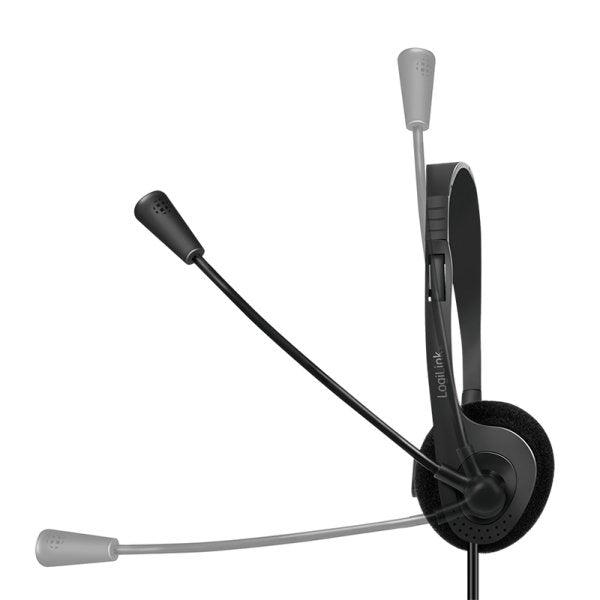 EAN 4052792064131 - LogiLink HS0054 auricular y casco Auriculares Alámbrico Diadema Oficina/Centro de llamadas Negro imagen 5
