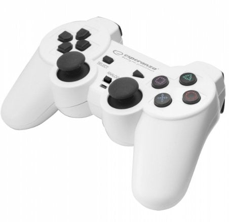 EAN 5901299947210 - Esperanza EGG107W mando y volante Negro, Blanco USB 2.0 Gamepad Analógico/Digital PC, Playstation 3 imagen 1
