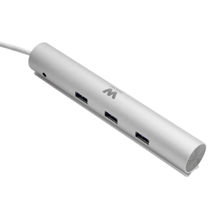 EAN 8435089026702 - Woxter Hub 73 USB 3.2 Gen 1 (3.1 Gen 1) Type-A 5000 Mbit/s Plata imagen 4