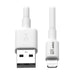 EAN 0037332182180 - Tripp Lite M100-006-WH cable de conector Lightning 1,8 m imagen 1