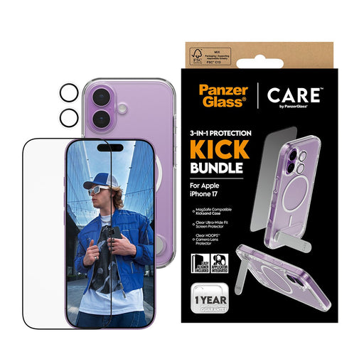 EAN 5715685027338 - PanzerGlass ® | CARE by ® 3-in-1 Feature Kick Bundle iPhone 17 Protector de pantalla Apple 1 pieza(s) imagen 2