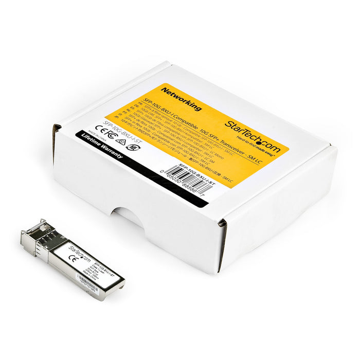 EAN 65030885867 - StarTech.com SFP-10G-BXU-I-ST red modulo transceptor Fibra óptica 10000 Mbit/s SFP+ imagen 3