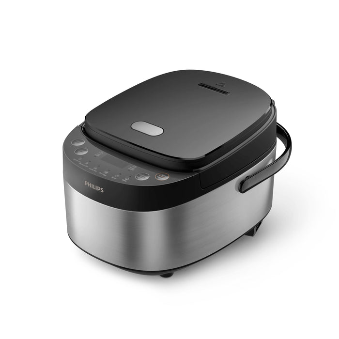 EAN 8720389055300 - Philips HD3093/80 arrocera 0,85 L 653 W Negro, Plata imagen 1