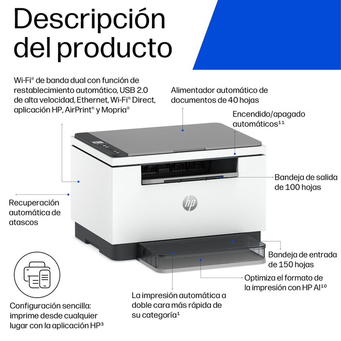 EAN 199251794070 - HP LaserJet MFP M248dw Laser A4 600 x 600 DPI 30 ppm Wifi imagen 4