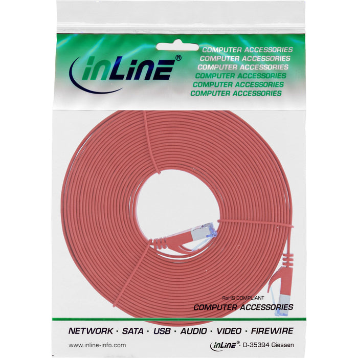 EAN 4043718280575 - InLine 71800R cable de red Rojo 10 m Cat6a U/FTP (STP) imagen 2