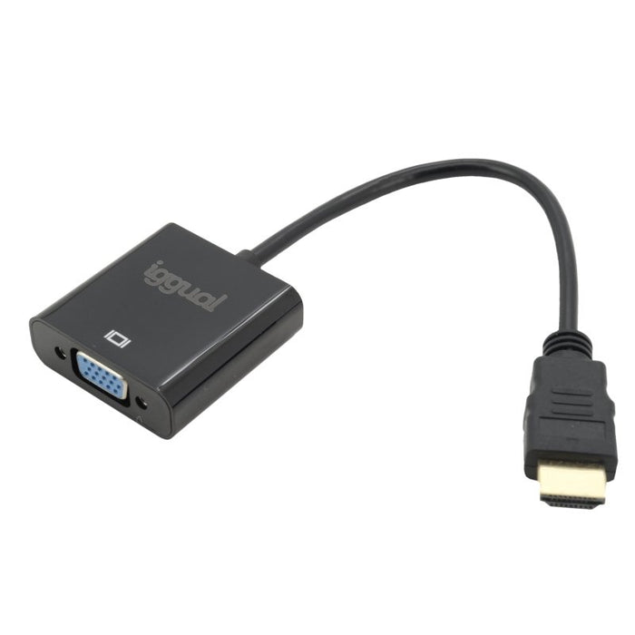EAN 8435364317303 - iggual IGG317303 adaptador de cable de vídeo 0,2 m HDMI tipo A (Estándar) VGA (D-Sub) Negro imagen 1