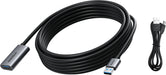 EAN 1195053000004 - Vision TC 5MUSB3.0EXT+/BL cable USB USB 3.2 Gen 1 (3.1 Gen 1) 5 m USB A Negro, Plata imagen 2