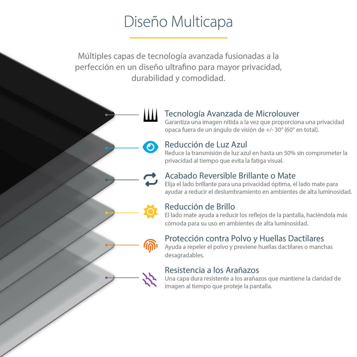 EAN 0065030886703 - StarTech.com PRIVSCNMON24 filtro para monitor 61 cm (24") imagen 13