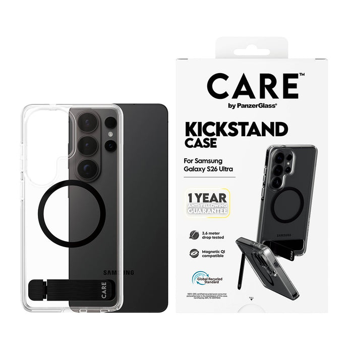EAN 5715685034107 - PanzerGlass CARE™ by ® Kickstand Case Transparent w. Qi Samsung Galaxy S26 Ultra funda para teléfono móvi imagen 2