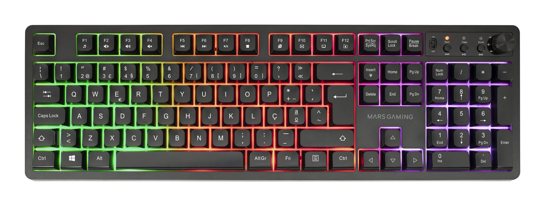 EAN 8435693111122 - Mars Gaming MCPWXPT teclado Ratón incluido Juego RF inalámbrica + USB QWERTY Portugués Negro imagen 2