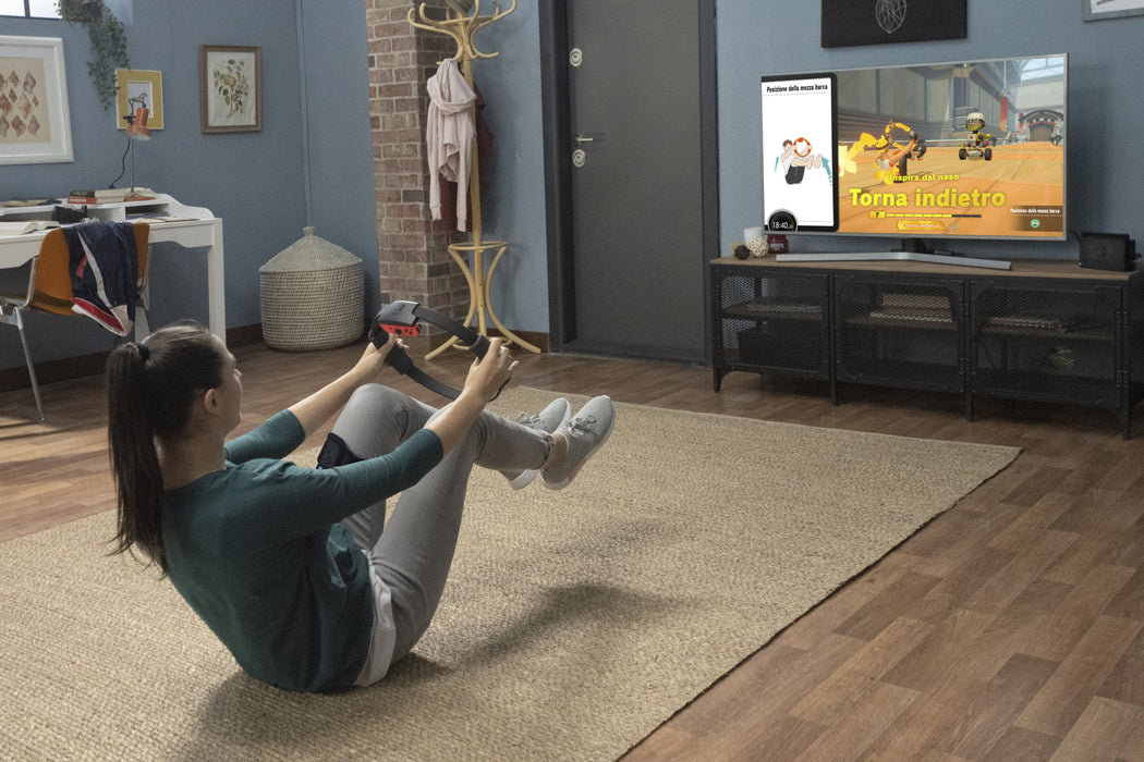 EAN 45496453350 - Nintendo Switch + Ring Fit Adventure videoconsola portátil 15,8 cm (6.2") 32 GB Wifi Negro, Azul, Rojo imagen 12