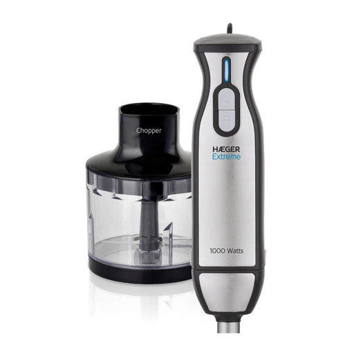 EAN 5608475015243 - Haeger HB-10C.019A licuadora Batidora de inmersión 1000 W Negro, Acero inoxidable, Transparente imagen 2