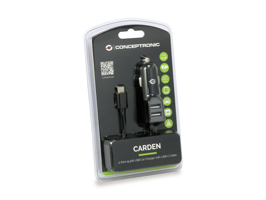 EAN 4015867208939 - Conceptronic CARDEN05B cargador de dispositivo móvil Universal Negro Encendedor de cigarrillos Auto imagen 4
