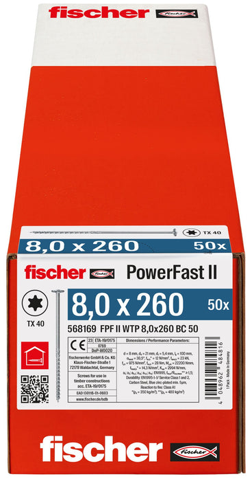 EAN 4048962484816 - Fischer 568169 tornillo/tuerca 50 pieza(s) imagen 3