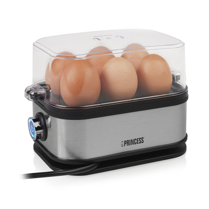 EAN 8712836962118 - Princess 01.262046.01.001 cuecehuevos 6 huevos 400 W Negro, Plata imagen 4