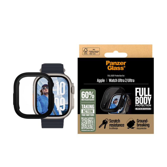 EAN 5715685003738 - PanzerGlass ® Case Full Body Black Apple Watch Ultra 3 | Ultra 2 | Ultra | 49mm Protector de pantalla 1 p imagen 2