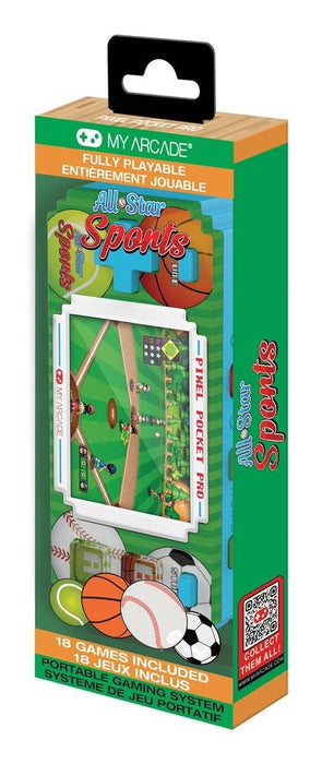 EAN 845620039449 - My Arcade Pixel Pocket Pro All-Star Sports videoconsola portátil 5,08 cm (2") Verde imagen 1
