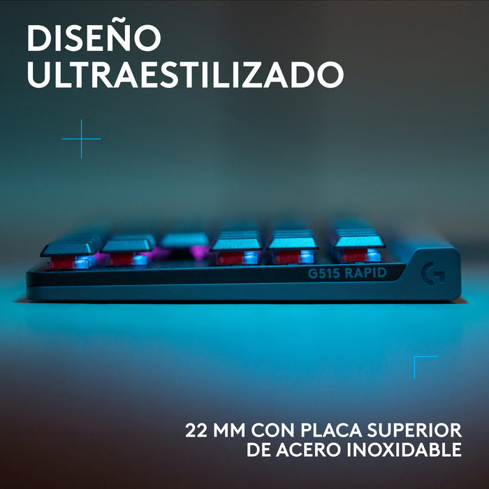 EAN 5099206132924 - Logitech G515 RAPID TKL teclado Juego imagen 3