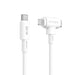 EAN 6941921149376 - HYPER HyperJuice cable USB USB 2.0 1,5 m USB C USB C/Lightning Blanco imagen 4