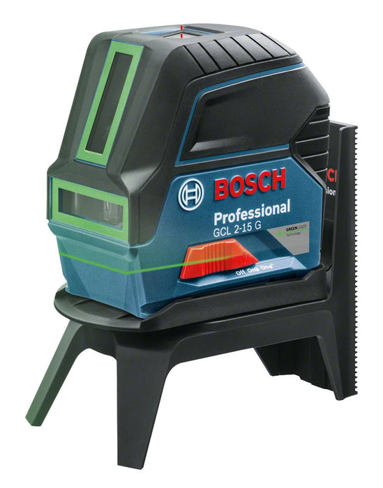 EAN 3165140869553 - Bosch GCL 2-15 G Nivel de línea/punto 10 m 500-540 nm (< 10 mW) imagen 2