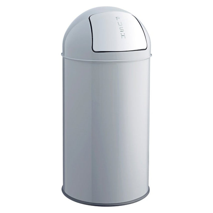 EAN 4012086091687 - Helit H2401787 papelera 30 L Alrededor Acero inoxidable Gris, Metálico imagen 1