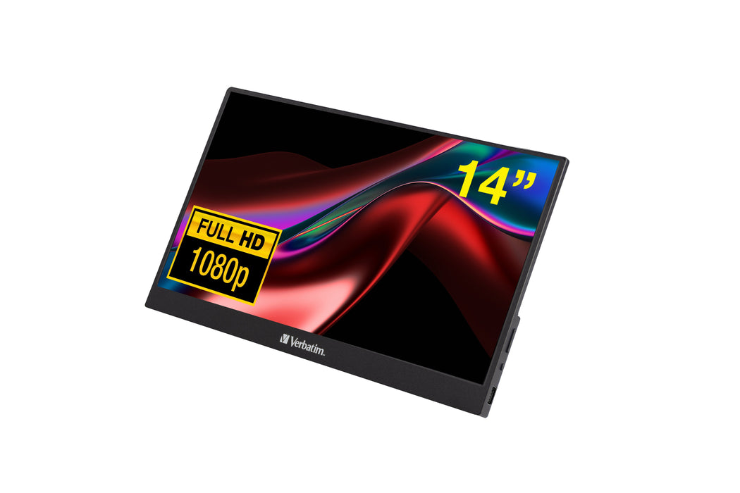 EAN 0023942495901 - Verbatim 49590 pantalla para PC 35,6 cm (14") 1920 x 1080 Pixeles Full HD LCD Negro imagen 1