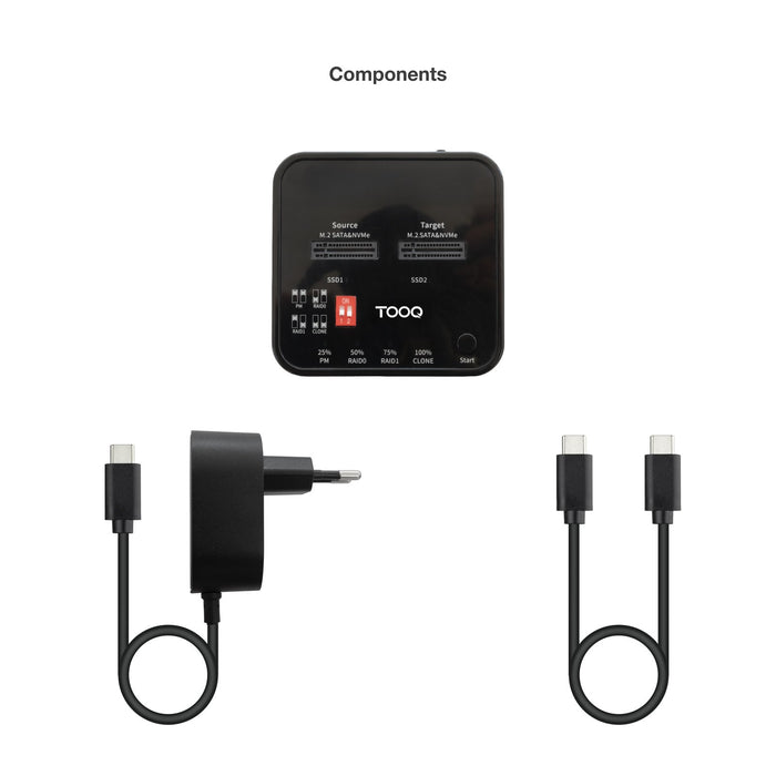 EAN 8433281017733 - TooQ TQDS-201B base de conexión para disco duro imagen 7