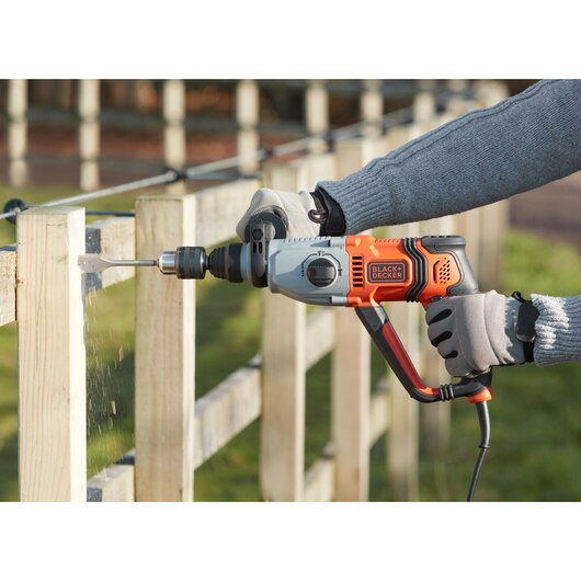 EAN 5035048730485 - Black & Decker BEHS02K-QS taladro 1200 RPM SDS Plus Gris, Naranja imagen 12